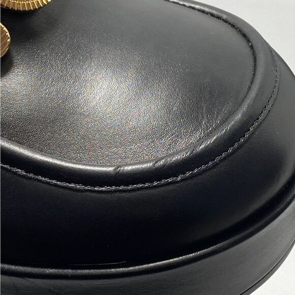 Versace Logo Leather Platform Pumps size 40 - Picture 12 of 15